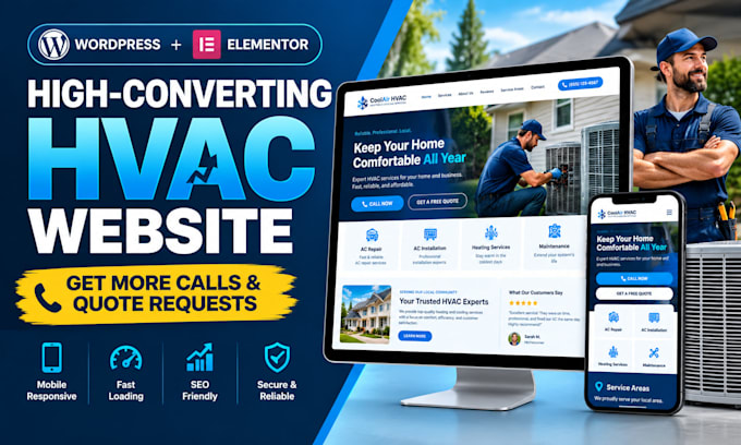 build a high converting hvac contractor website in wordpress