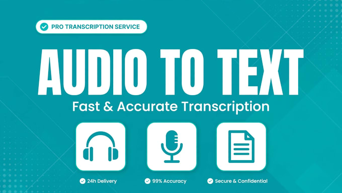 transcribe audio and video to text accurately and fast