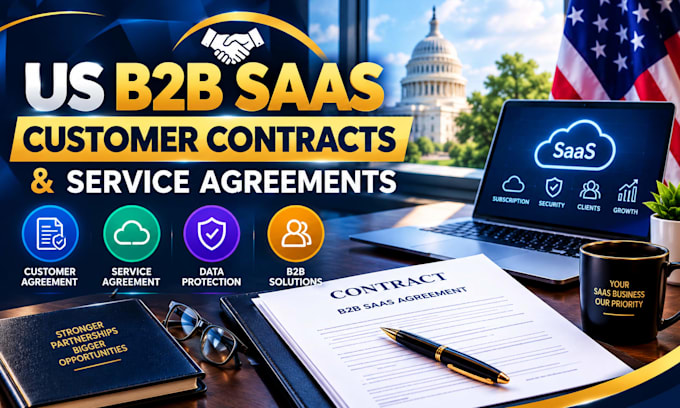 be your US b2b saas customer contracts service agreements