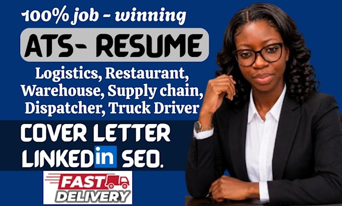 write a professional logistic, warehouse, supply chain, procurement resume