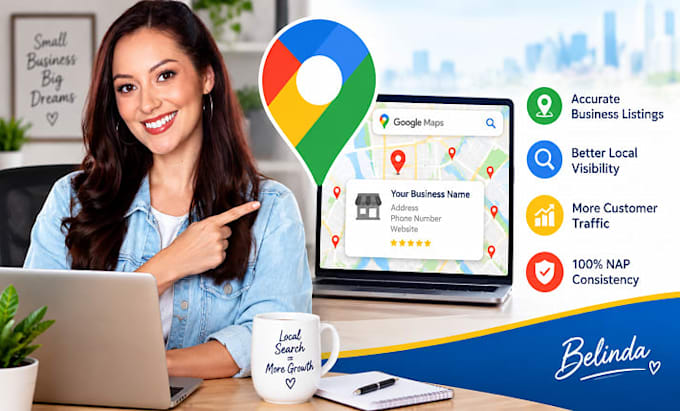 build local SEO citations, google maps citations and nap listings