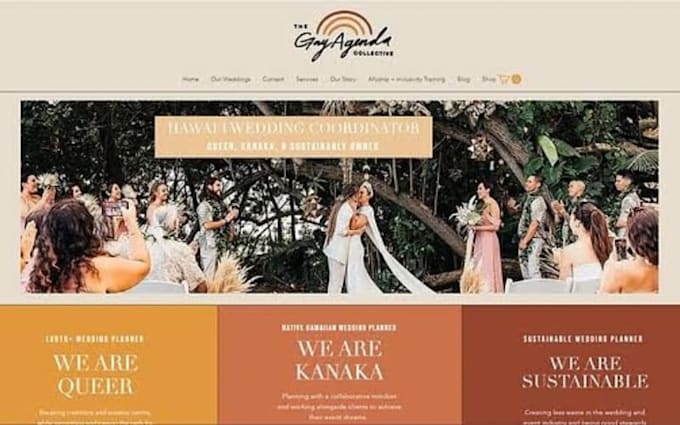 build wix wedding planner website wedding coordinator event website
