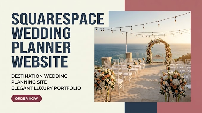 squarespace wedding planner website design destination wedding planning website
