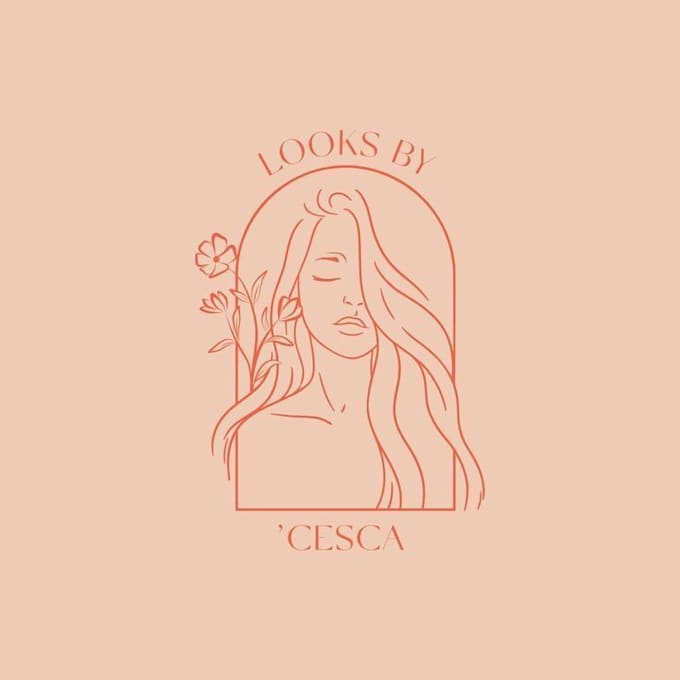 minimalist boho and botanical brand logo