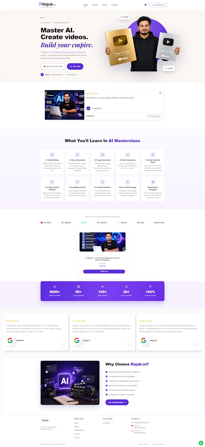 develop wordpress lms website online course