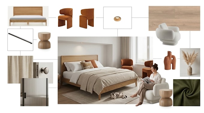 design your interior with floorplans, moodboards and 3d visualization