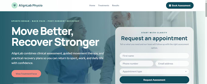 design a professional responsive website using site123