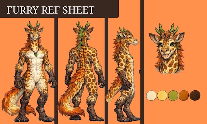 fursona ref sheet furry reference sheet anthro furry oc furry ref sheet