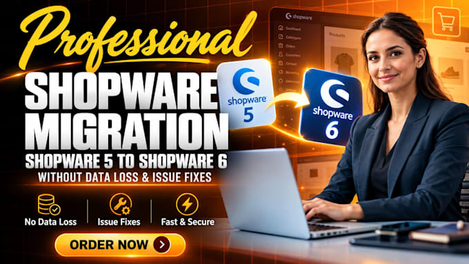 migrate shopware 5 to shopware 6 without data loss and fix isues