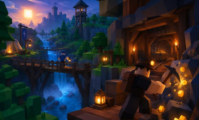 create roblox map, low poly assets, roblox 3d assets roblox environment