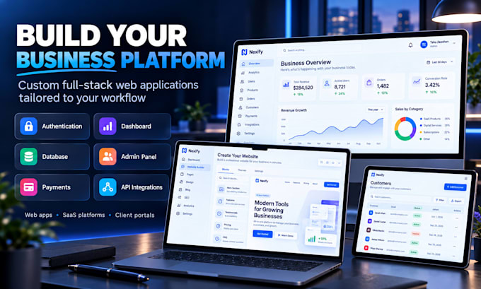 build a custom full stack web app for your business