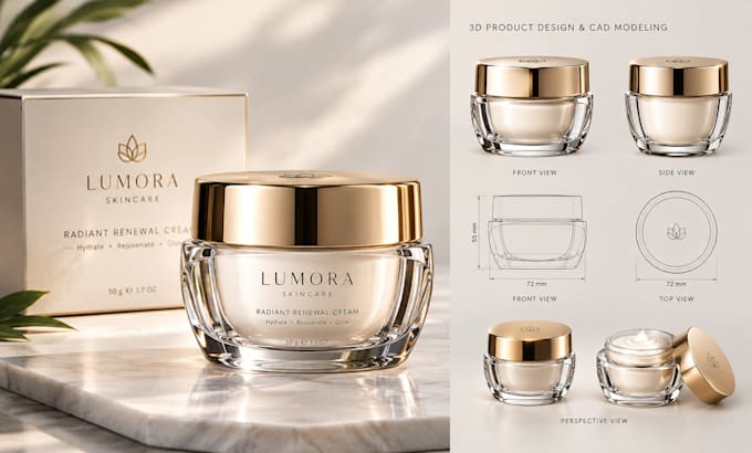 design perfume bottles, cosmetic product, 3d cad models