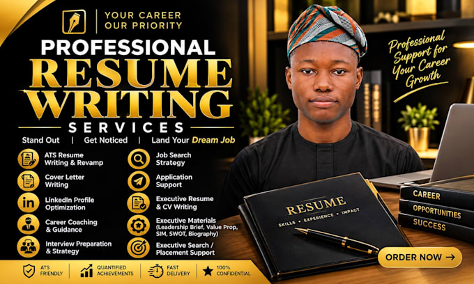 Send Letters Write an ats resume, cv, cover letter and optimize your linkedin ...