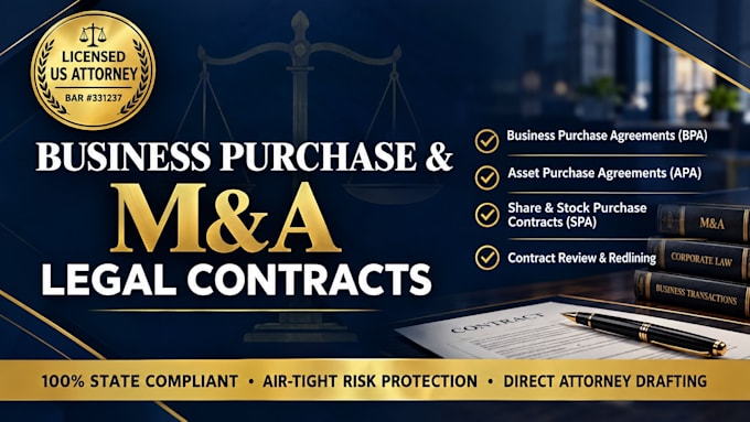 draft an asset purchase agreement for your business acquisition
