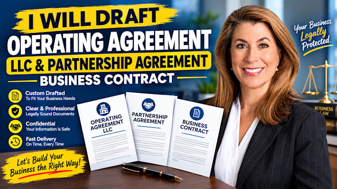 draft operating agreement llc partnership agreement business contract