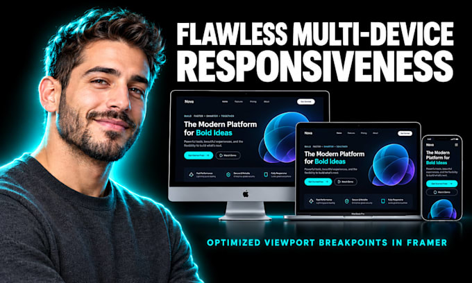 design saas landing page framer website design framer template