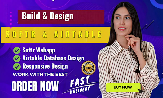 build no code softr web app airtable database integration