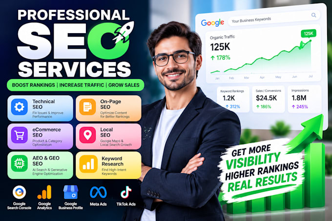 do SEO and business upscaling