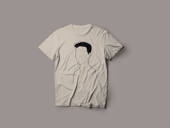do minimalist typography t shirt design