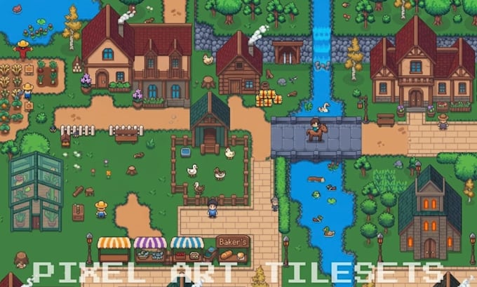 pixel art tileset sprite sheet pixel video game pixel art tileset game art tiles