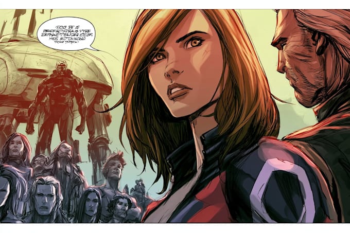 draw custom comic book pages with cinematic storytelling