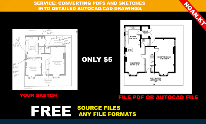do expert 2d drafting and professional autocad drawing
