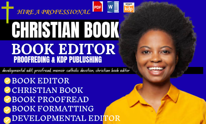 developmental edit, proofread, memoir catholic devotion, christian book editor