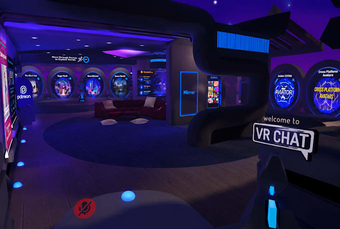 build interactive vrchat world, vr metaverse, vrc world, vrc map
