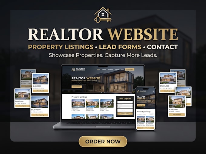 build a squarespace realtor website with property listings and lead forms