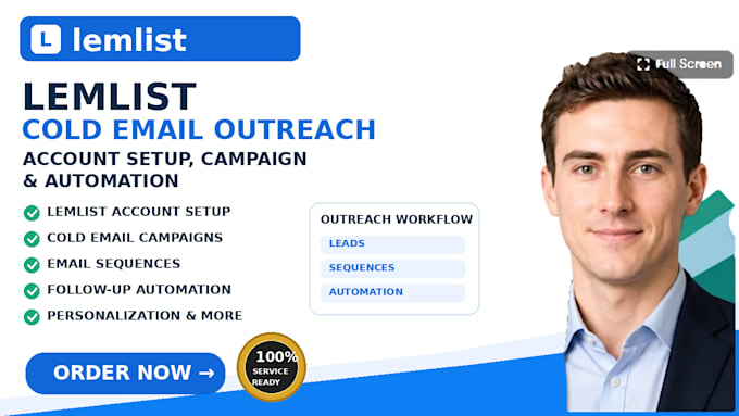 setup lemlist account cold email outreach lemlist campaign automation