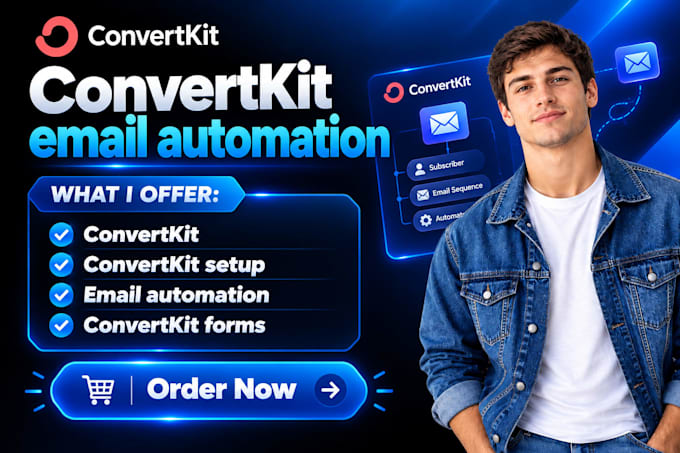 set up kit convertkit email automation subscriber tags forms integration