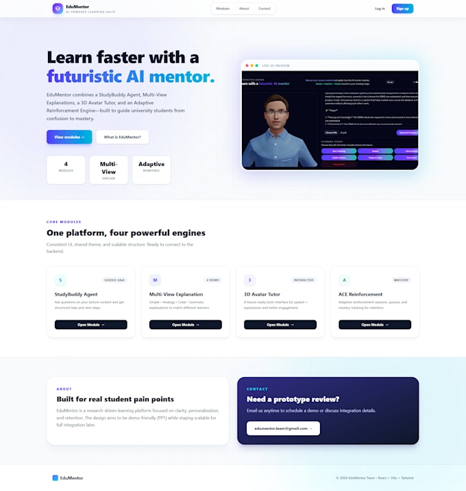 build a responsive custom website