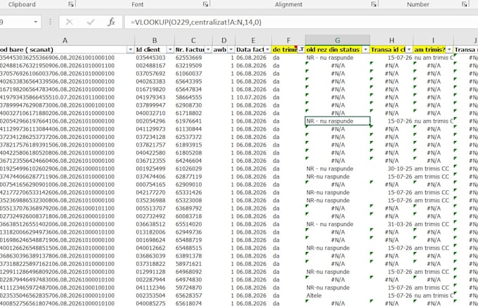 create excel formulas, vlookup and pivot tables