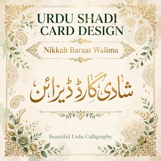 design luxury wedding invitation and shadi card