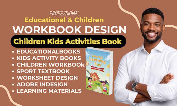 design kids activity workbook, educational workbook, children book illustration