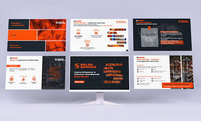 create a professional powerpoint template with master slides