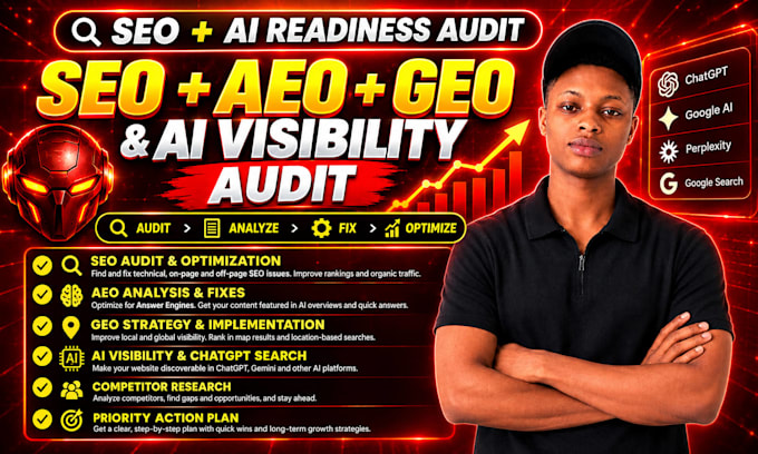 audit your website for SEO aeo GEO ai visibility and fix issues