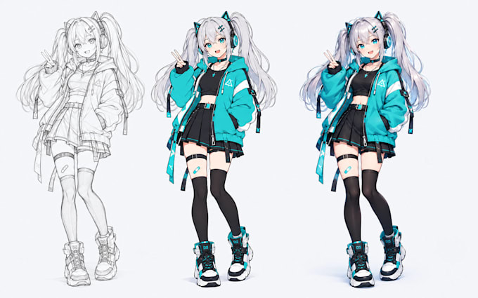 design your original anime or vtuber character