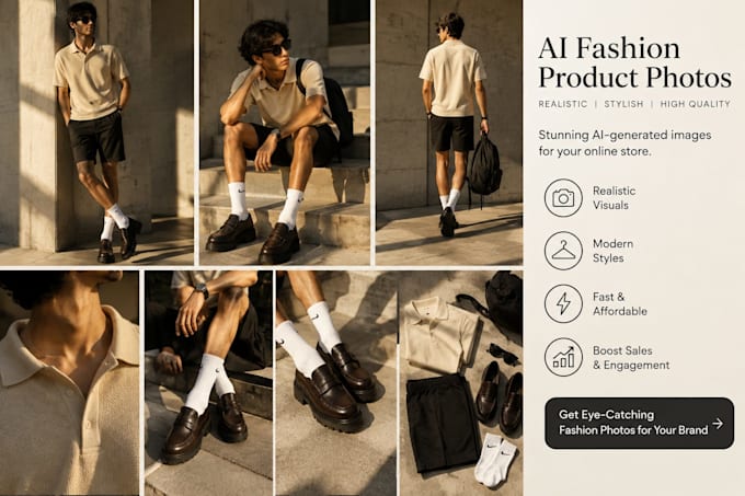 create ai fashion product photography