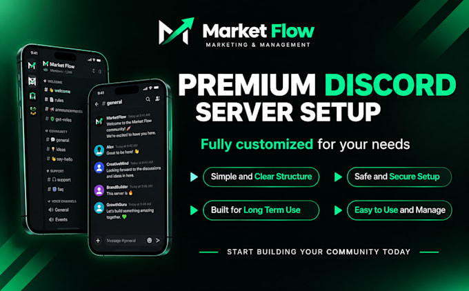 setup a custom professional discord server