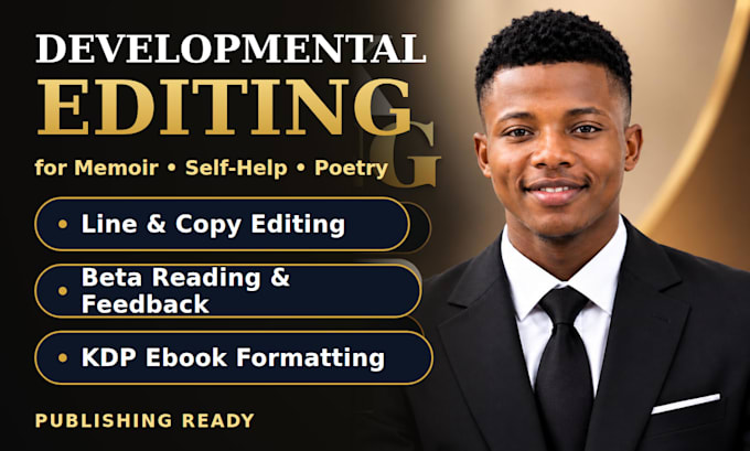 developmental edit self help book, poetry editor, memoir kdp ebook formatting