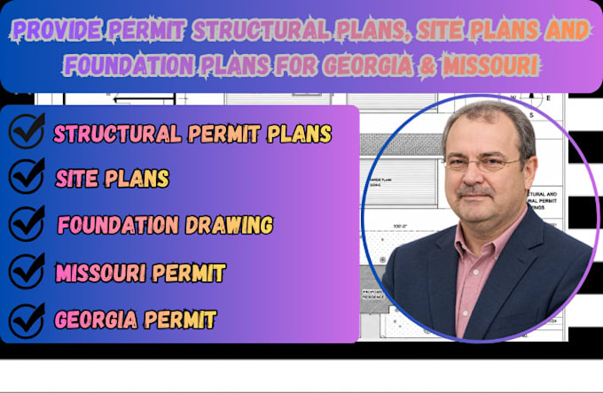 do permit structural plans, site plans and foundation plan for georgia, missouri