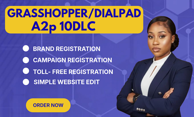 grasshopper dialpad a2p 10dlc registration and SMS compliance
