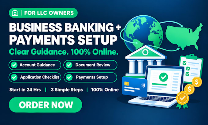 set up mercury, wise, stripe for non US llc owners