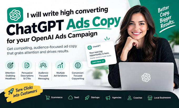 write high converting chatgpt ads copy for your openai ads campaign