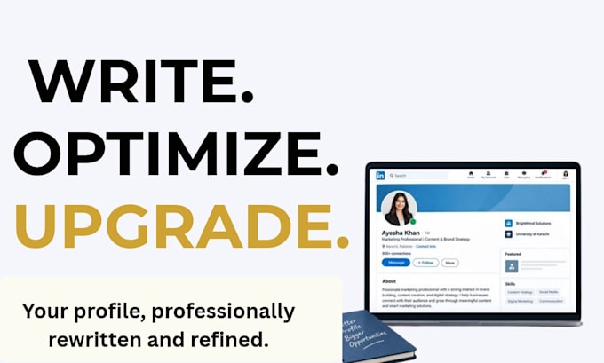 write, optimize and upgrade your linkedin profile