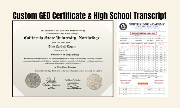 design bachelor degree award certificate, ged, cybersecurity, preschool diploma