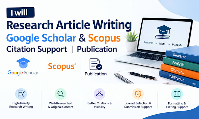 research article writing google scholar and scopus citation support  publication