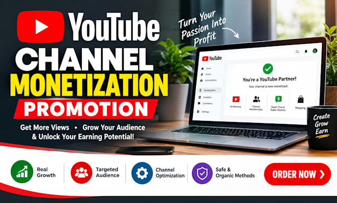 do compiete  youtube channel monetization promotion