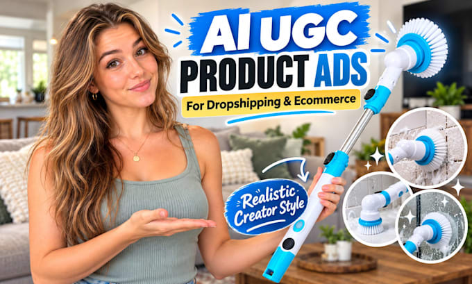 create ai ugc product video ads for dropshipping